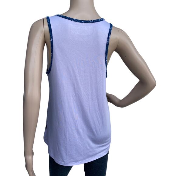 Eddie Bauer Sleepwear Women's Purple Scoop Neck Sleeveless Pullover Tank Top M - Picture 4 of 5